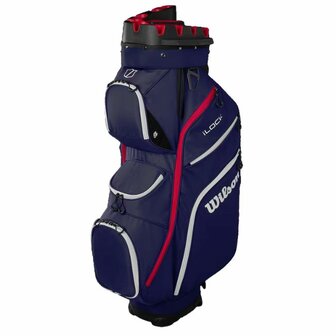 Wilson Staff I-Lock Cartbag Navy Rood