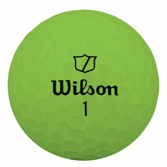 Wilson Staff Duo Soft Golfballen Groen 2025