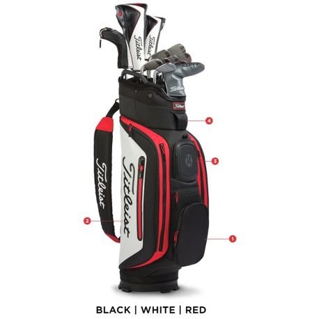 Titleist Deluxe CB Club 14 Black Red