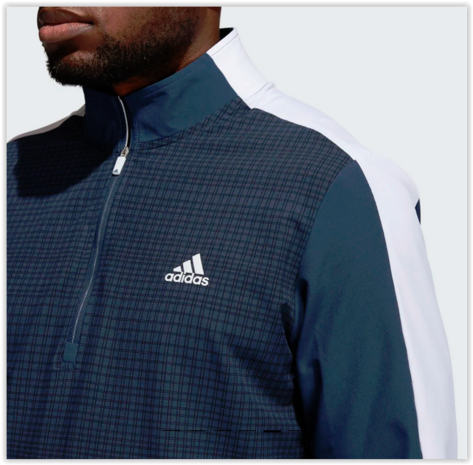 quarter zip pullover adidas