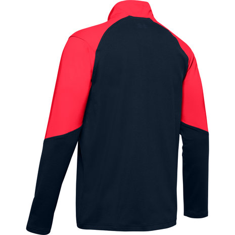 1355490-628-Under Armour Midlayer Navy Coral  1/2 Rits