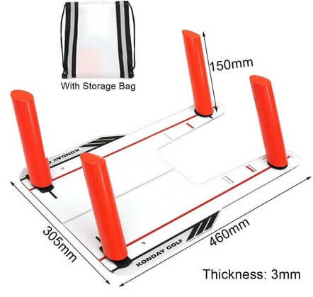 Perfect Swing Trainer Straight Draw Fade Practice Mirror