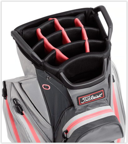 Titleist Cart 14 StaDry Charcoal Gray Coral