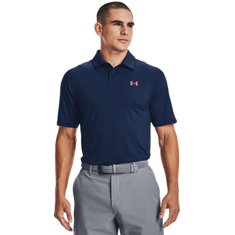 under armour t2g blocked golf polo shirt