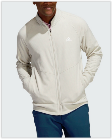 Adidas Statement Full Zip Jacket Beige