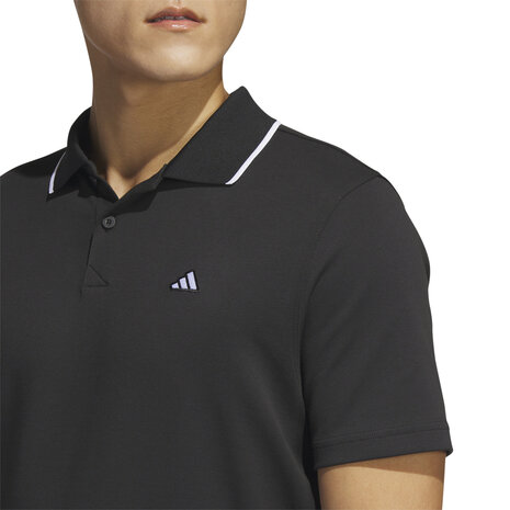 Golfpolo Heren Adidas Go To Pique Zwart