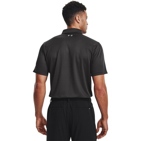 Under Armour Performance Printed Polo Jet Grey Black