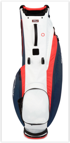 Titleist Players 4 Carbon Standbag Navy White Red