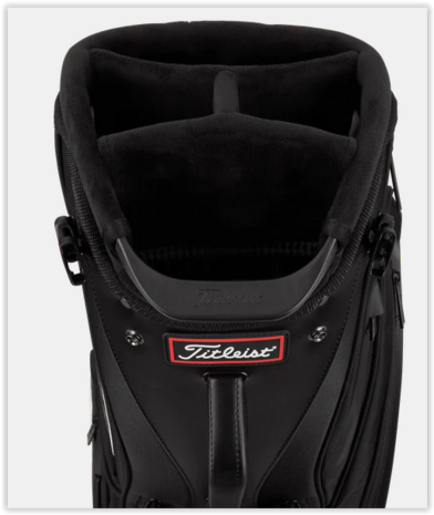 Titleist Jet Black Premium Stand Bag Black White