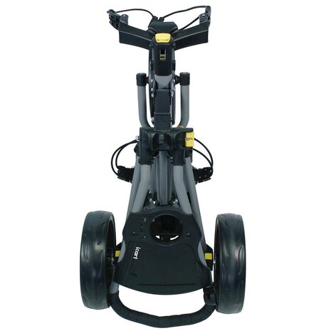 iCart Go 3 Wiel Golf Trolley Grijs Zwart