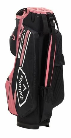 Callaway Chev Dry 14 Waterproof Cartbag - Zwart Pink