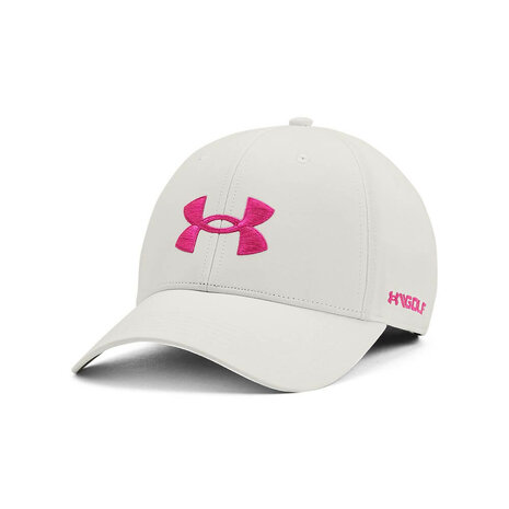 Under Armour Golf96 Cap Gray Mist Rebel Pink