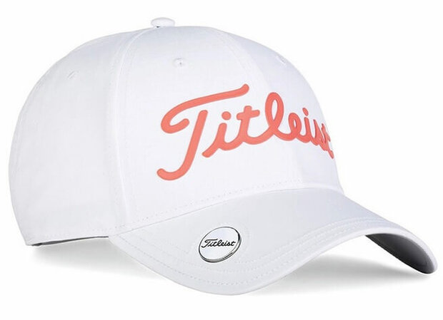 Titleist Performance Ball Marker Cap White Orange Holland