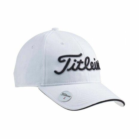 Titleist Ball Marker Cap White Black