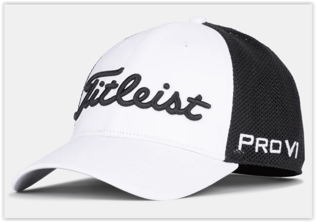 Titleist Tour Performance Mesh Cap Black White