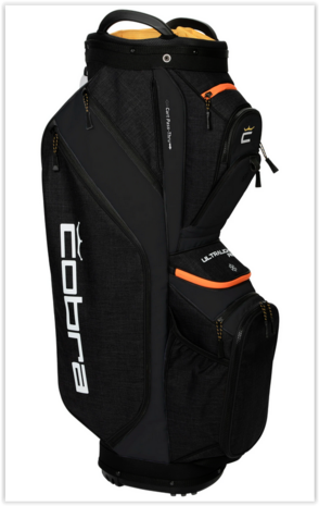 Cobra Ultralight Pro Cartbag Black Gold Fusion