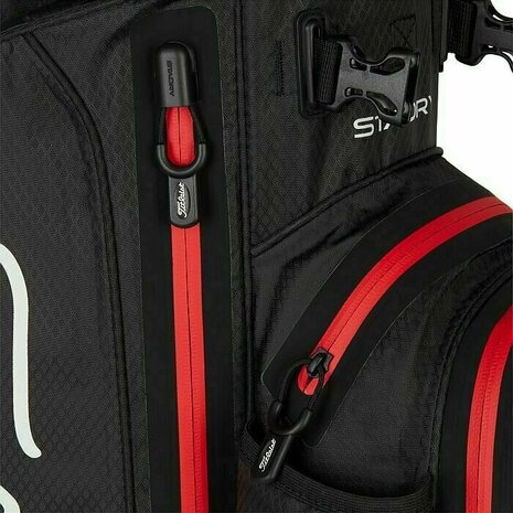 Titleist Players 4 Stadry Standbag Black Red