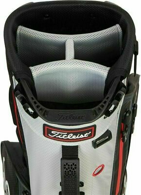 Titleist Players 4 Stadry Standbag Black Gray Red