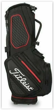 Titleist Premium StaDry Stand Bag Black Red