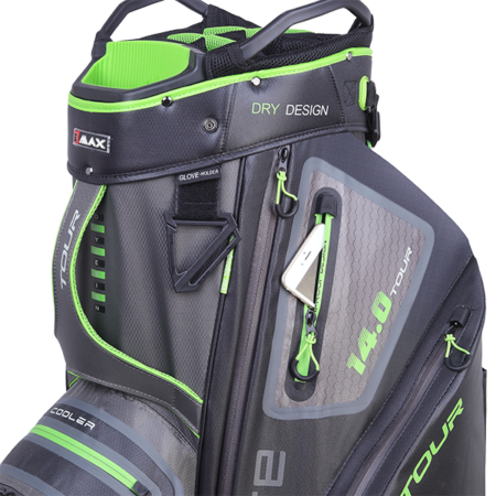 Big Max Dri Lite Tour Cartbag Charcoal Black Lime