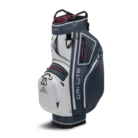 Big Max Dri Lite Tour Cartbag Navy Grey Burgundy