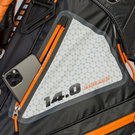 Big Max Dri Lite Hybrid Tour Standbag White Black Orange