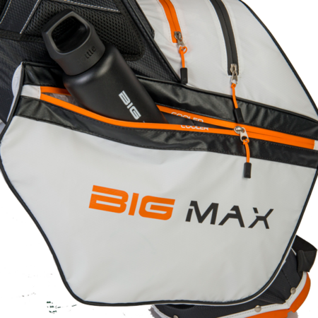 Big Max Dri Lite Hybrid Tour Standbag White Black Orange