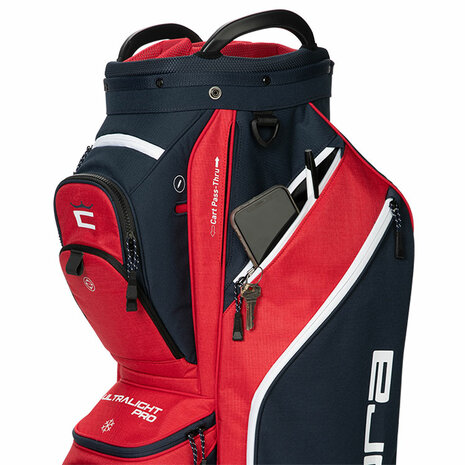 Cobra Ultralight Pro Cartbag Navy Red