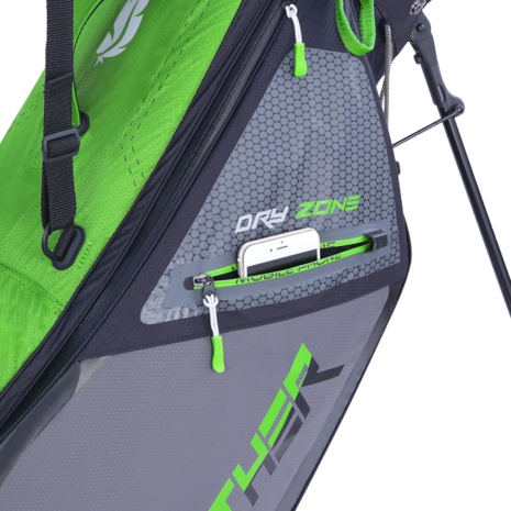 Big Max Feather Dri Lite Standbag Charcoal Lime