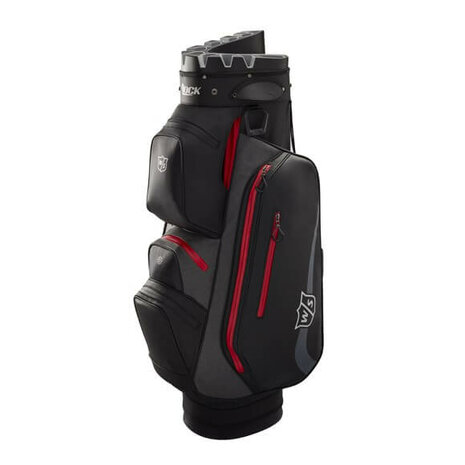 Wilson Staff I Lock Rain Cartbag Black Red