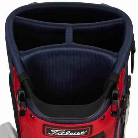 Titleist Players 4 Plus Stadry Standbag Navy Red White