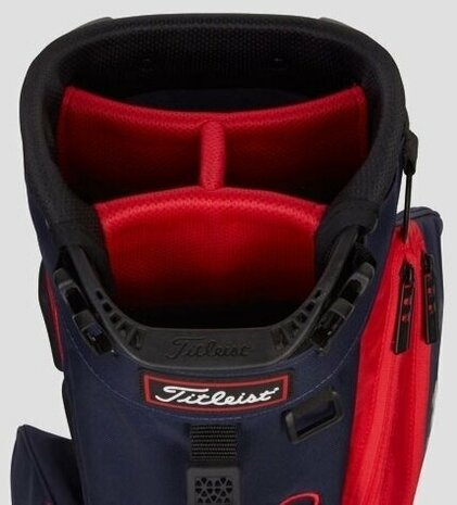 Titleist Players 4 Standbag Navy Red