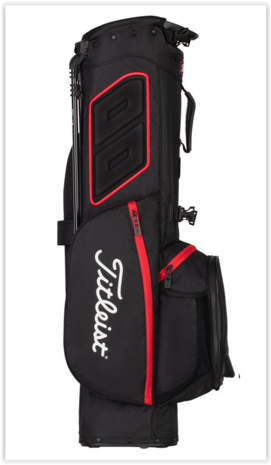 Titleist Players 4 Standbag Black Red