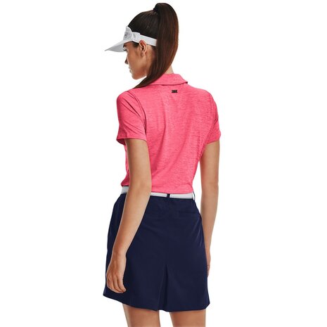 Dames Golfpolo Under Armour Zinger Short Sleeve Pink Shock