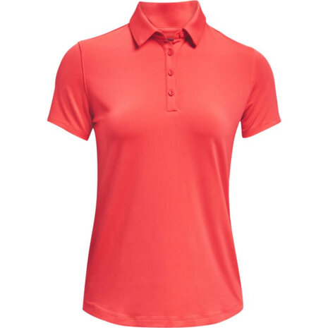 Under Armour Dames Zinger Short Sleeve Polo Venom Red