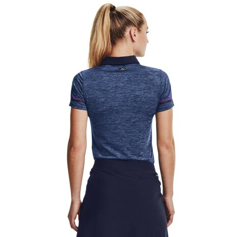 Under Armour Zinger SS Heather Polo Midnight Navy