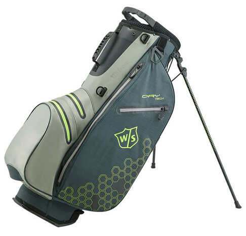 Wilson Staff Dry Tech 2 Waterproof Standbag Charcoal Lime