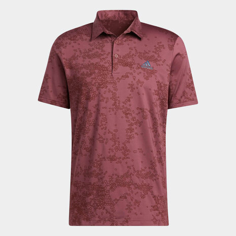 Adidas Jaquard Polo Bordeaux