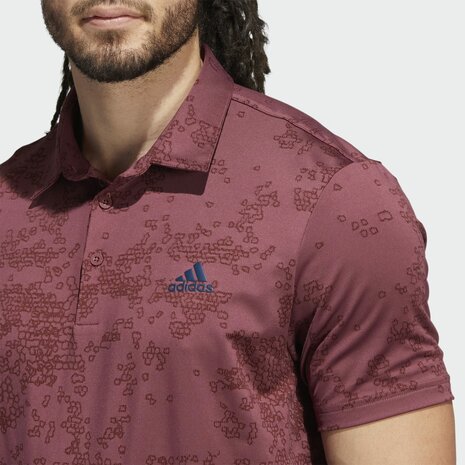 Adidas Jaquard Polo Bordeaux