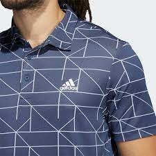 Adidas Lines Jaquard Polo Cre Navy