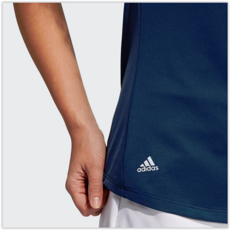 Adidas Ultimate Mouwloze Polo Navy