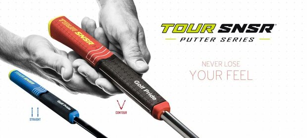 Golf Pride Tour SNSR Contour 140cc Red Putter Grip 