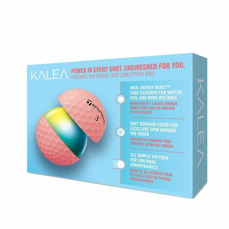 Taylormade Kalea Dames Golfballen Peach 2022