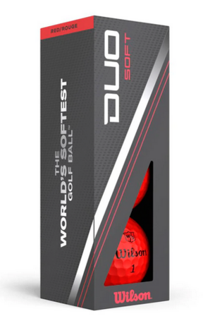 Golfballen Wilson Staff Duo Soft 2.5 Rood 2023