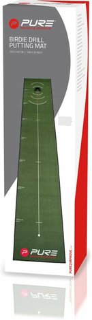 Pure2improve Birdie Drill Puttingmat 4 meter