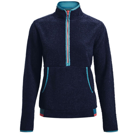 Under Armour Pile 1/2 Ritssluiting Sweater Navy