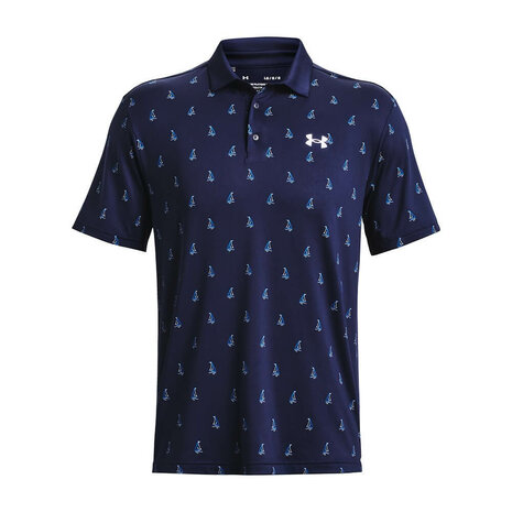 Under Armour Playoff 3.0 Printed Polo Midnight Navy