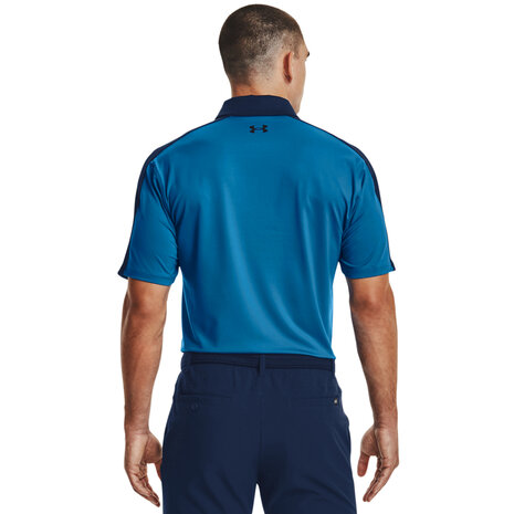 Under Armour T2G Blocked Polo-Victory Blue