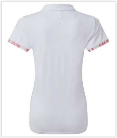 Footjoy Trim Pique Dames Polo Wit