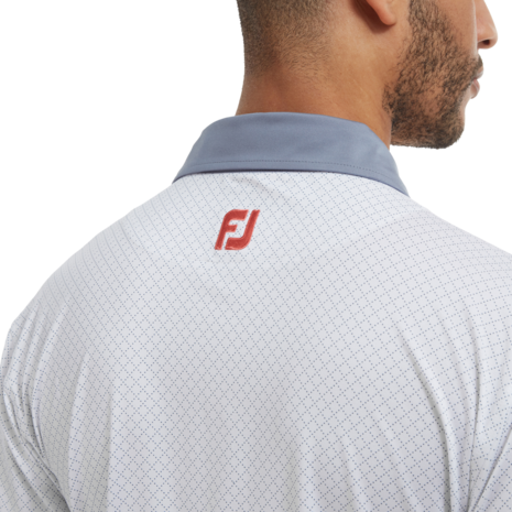 Footjoy Diamond Dot Print White Graphite